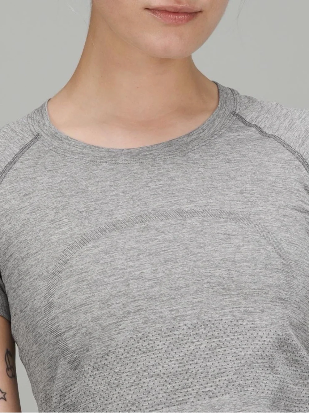 lululemon athletica Swiftly Tech Short Sleeve 2.0 in Heather Gray